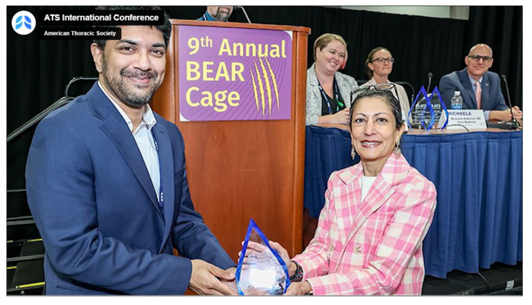 Sreyankar Nandy won 1st Prize at the 2023 ATS BEAR Cage Competition